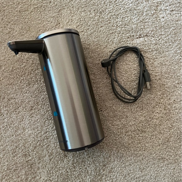 Simple Human Touch-Free Soap Dispenser. 9oz, Rechargeable, Stainless Steel - Picture 9 of 9